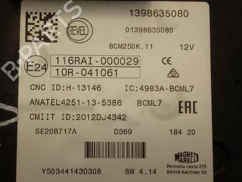 Fuse box PEUGEOT BOXER Van | BP18338203E1