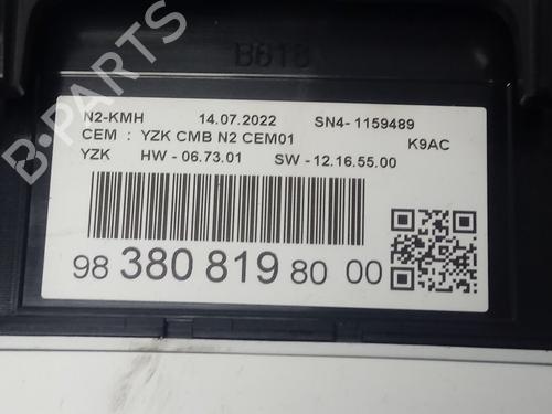 Instrument cluster CITROËN BERLINGO MULTISPACE (B9)  | BP14247988C47