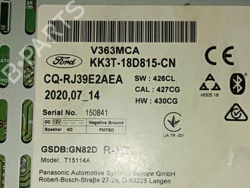 Radio FORD TRANSIT CUSTOM V362 Van (FY, FZ) | BP36990954E6 - Image 4