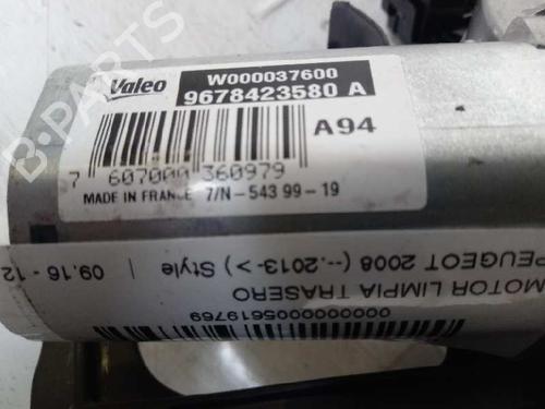 Rear wiper motor PEUGEOT 2008 I (CU_) 1.2 THP 110 / PureTech 110 | BP16982188M102 