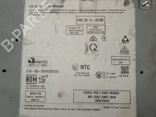 Radio OPEL CORSA F (P2JO)  | BP15641635E6 