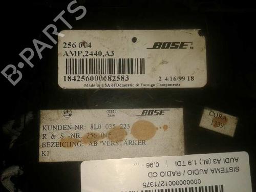 Radio AUDI A3 (8L1) 1.9 TDI | BP16776198E6 