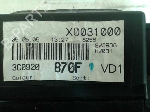 Instrument cluster VW PASSAT B6 (3C2)  | BP16762976C47 