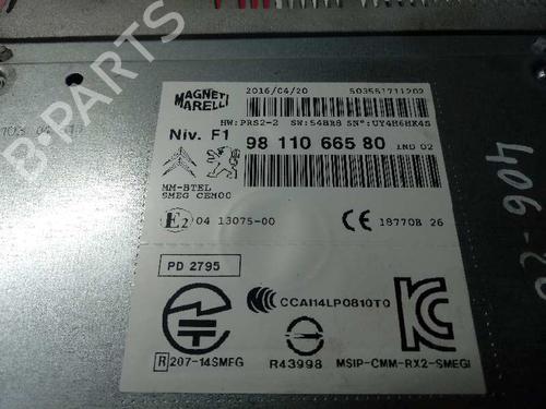Radio PEUGEOT 2008 I (CU_)  | BP17028710E6 