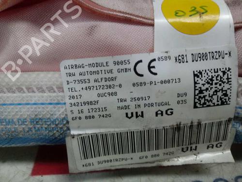 Right curtain airbag SEAT IBIZA V (KJ1, KJG)  | BP12663083C12 