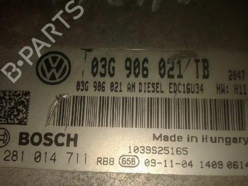 Engine control unit (ECU) SKODA OCTAVIA I (1U2) 1.9 TDI | BP12635194M57 