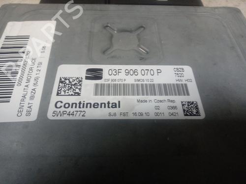Engine control unit (ECU) SEAT IBIZA IV (6J5, 6P1)  | BP12670748M57 