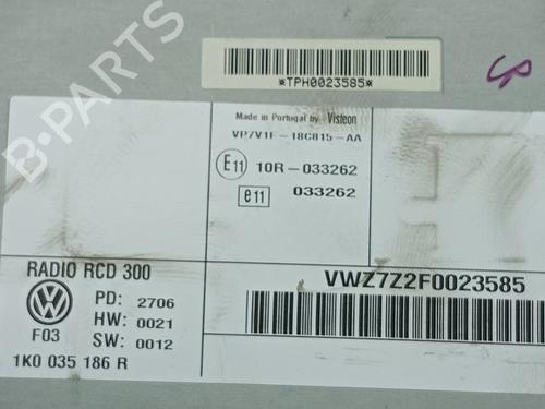 Bilradio VW GOLF V (1K1)  | BP30372339E6 