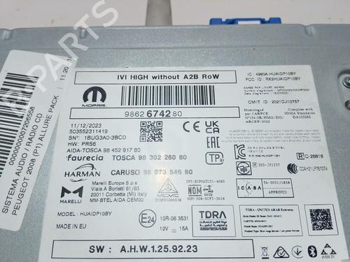 Radio PEUGEOT 2008 II (UD_, US_, UY_, UJ_, UR_, UC_)  | BP29723872E6 