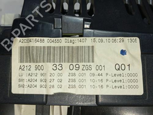 Instrument cluster MERCEDES-BENZ E-CLASS (W212) E 200 CDI / BlueTEC (212.005, 212.006) | BP37192933C47 - Image 4