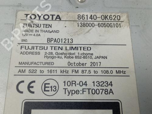 Electronic module TOYOTA HILUX VIII Pickup (_N1_) 2.4 D (GUN112_, GUN122_, GUN135_, GUN120_, GUN135R,... | BP18091625M83 