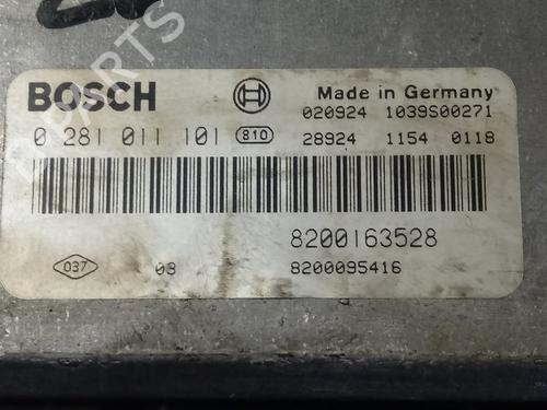 Engine control unit (ECU) RENAULT LAGUNA II (BG0/1_)  | BP13665128M57 