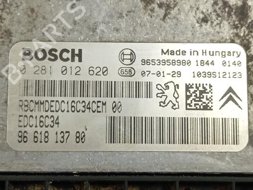 Engine control unit (ECU) PEUGEOT PARTNER MPV (5_, G_) 1.6 HDi 90 | BP35807049M57 - Image 2