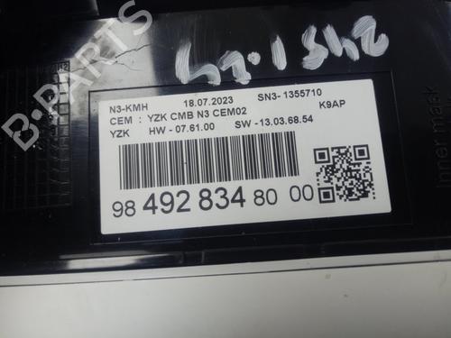 Instrument cluster PEUGEOT RIFTER  | BP18640692C47 