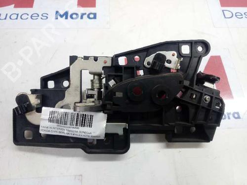 Høyre bak invendig håndtak HONDA CIVIC VIII Hatchback (FN, FK) 2.2 CTDi (FK3) | BP12839444I16 