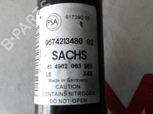 Right rear shock absorber PEUGEOT PARTNER Tepee 1.6 BlueHDi 120 | BP12645896M19 