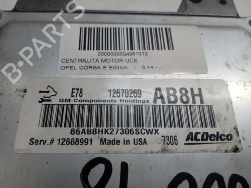 Engine control unit (ECU) OPEL CORSA E (X15)  | BP16815588M57 