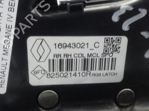 Rear right lock RENAULT MEGANE IV Grandtour (K9A/M/N_)  | BP16960053C99 