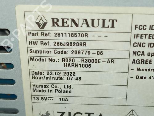 Radio RENAULT TRAFIC III Van (FG_)  | BP36596540E6  - Image 5