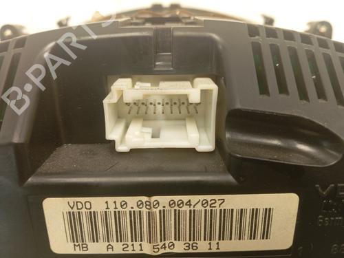 Instrument cluster MERCEDES-BENZ E-CLASS (W211) E 270 CDI (211.016) | BP23892603C47 