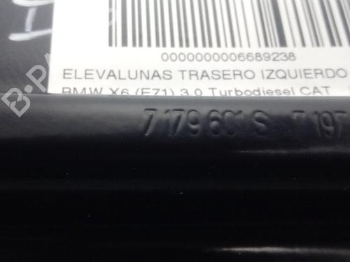 Rear left window mechanism BMW X6 (E71, E72)  | BP15841057C24 