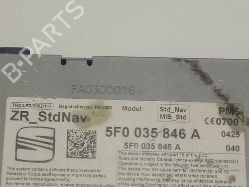 Radio SEAT LEON (5F1)  | BP16853953E6 