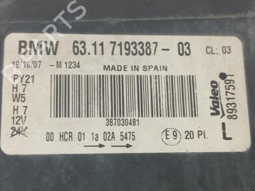 Venstre forlygte BMW 1 (E81) 116 i | BP30610264C28