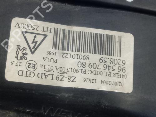 Left headlight PEUGEOT 607 (9D, 9U)  | BP13100346C28 
