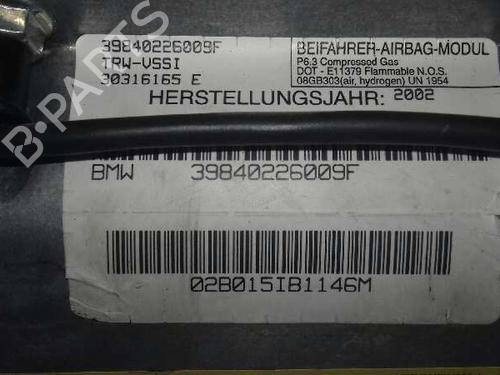 Passasjer kollisjonspute BMW X5 (E53) 3.0 d | BP16963677C10 