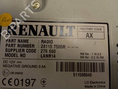 Radio RENAULT TALISMAN (LP_)  | BP20657097E6 