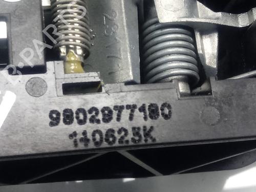 Front right exterior door handle OPEL CORSA F (P2JO)  | BP16673034C129 