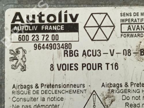 Kollisjonspute styreenhet PEUGEOT 206 CC (2D) | BP30375551M53