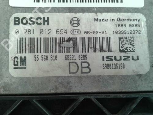 Engine control unit (ECU) OPEL ASTRA H (A04)  | BP12640237M57 