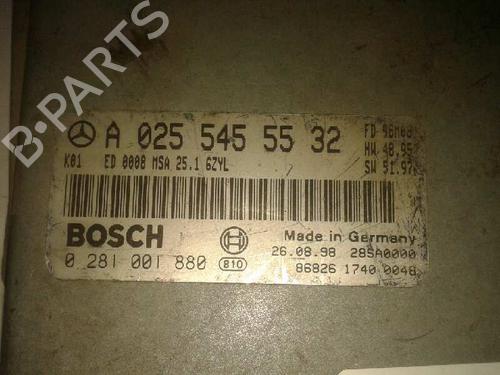 Engine control unit (ECU) MERCEDES-BENZ E-CLASS (W210) E 300 Turbo-D (210.025) | BP12677587M57 