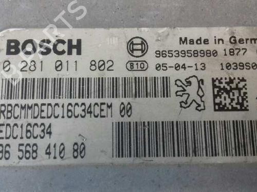 Engine control unit (ECU) CITROËN XSARA PICASSO (N68)  | BP12845272M57 