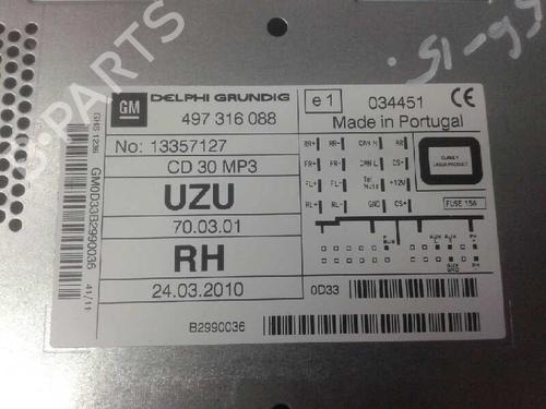 Radio OPEL CORSA D (S07)  | BP12677416E6 