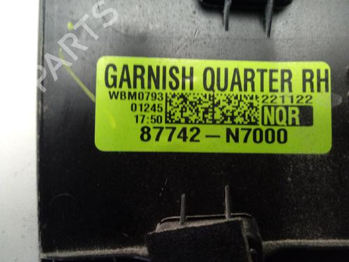 Rear right wheel arch trim HYUNDAI TUCSON (TL, TLE) 1.7 CRDi | BP16958845C137 