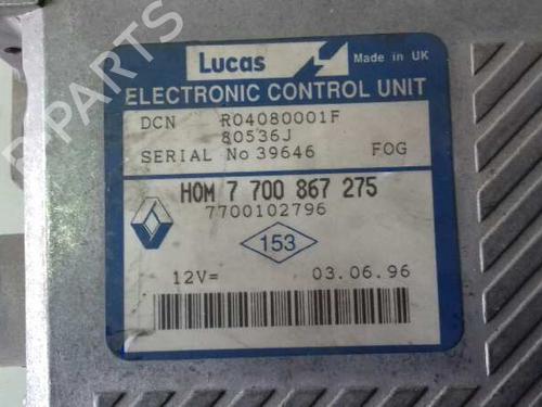 Engine control unit (ECU) RENAULT MEGANE I (BA0/1_) 1.9 D Eco (BA0A, BA0U, BA0R) | BP12648468M57 