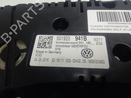 Instrument cluster VW GOLF VII (5G1, BQ1, BE1, BE2)  | BP12938514C47 