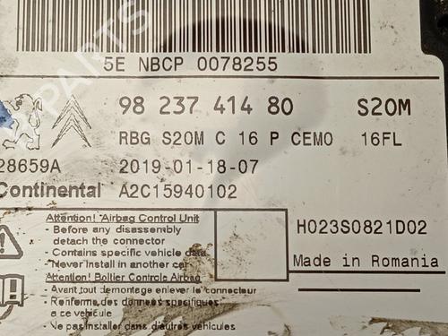 ECU airbags CITROËN BERLINGO Box Body/MPV (K9)  | BP22563678M53 