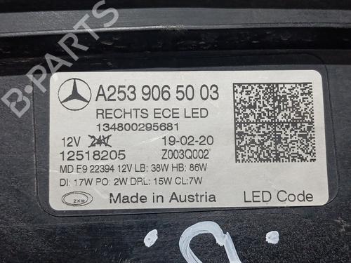 Right headlight MERCEDES-BENZ GLC (X253) 200 EQ Boost 4-matic (253.981) | BP29717053C29 