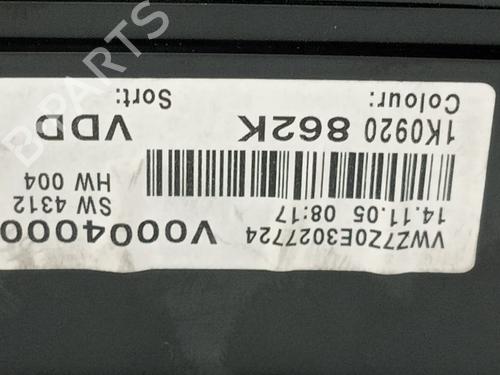 Instrument cluster VW GOLF V (1K1)  | BP17573515C47 
