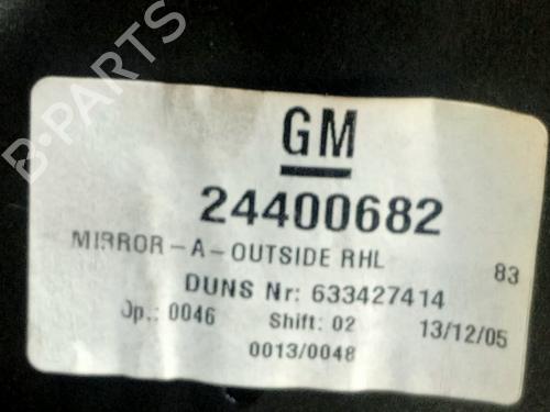 Right mirror OPEL COMBO Box Body/MPV 1.7 CDTI 16V | BP19643759C27 
