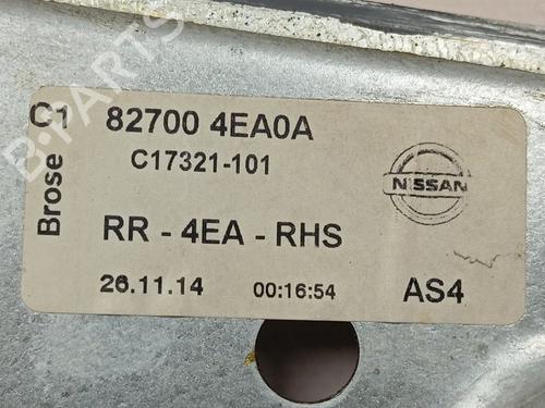 Rudehejsemekanisme Højre bagtil NISSAN QASHQAI II (J11, J11_)  | BP24306064C25 