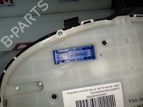 Instrument cluster OPEL ASTRA K (B16) 1.0 Turbo (68) | BP15412857C47 