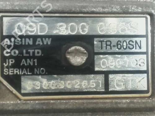 Gearbox VW TOUAREG (7LA, 7L6, 7L7) 5.0 V10 TDI | BP12639852M3 