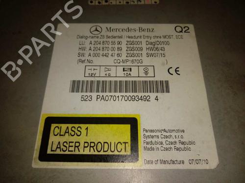 Radio MERCEDES-BENZ C-CLASS (W204) C 200 CDI (204.007, 204.006) | BP12651817E6 