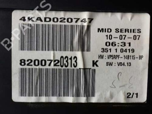 Instrument cluster RENAULT MEGANE II (BM0/1_, CM0/1_)  | BP13747371C47 
