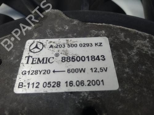 Radiator fan MERCEDES-BENZ C-CLASS (W203) C 200 Kompressor (203.045) | BP18162421M35 