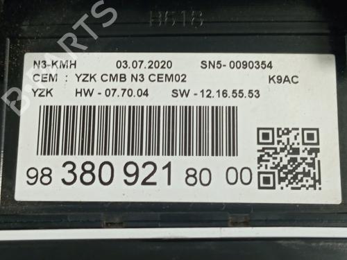 Instrument cluster CITROËN BERLINGO Box Body/MPV (K9)  | BP29548494C47 